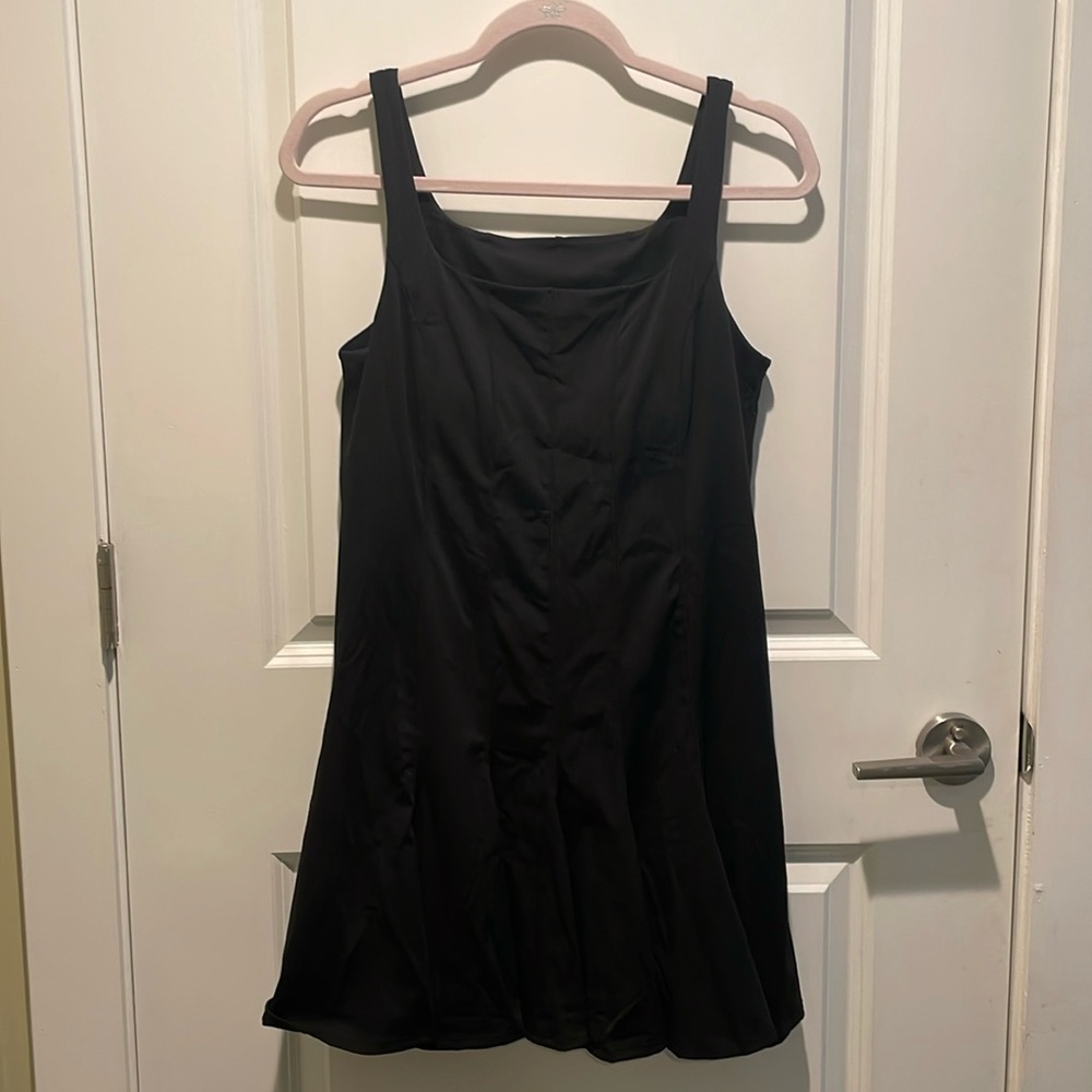 Black Athletic Dress with Built-In Bra - Size Large